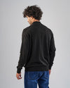 BASIC HIGH NECK SWEATER  - BLACK-DOCKLAND