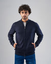 Zip-Up Straight-Fit Sweater  - DARK NAVY-DOCKLAND