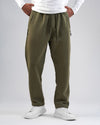 JOGGER WAIST SWEATPANTS  - OLIVE- DOCKLAND