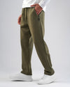 JOGGER WAIST SWEATPANTS  - OLIVE- DOCKLAND