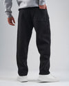 JOGGER WAIST SWEATPANTS  - BLACK- DOCKLAND