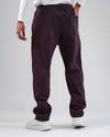 JOGGER WAIST SWEATPANTS  - BURGUNDY- DOCKLAND