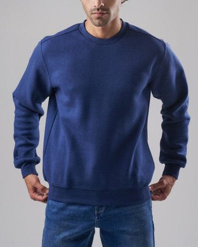 ROUND-NECK SWEATSHIRT   - NAVY  -DOCKLAND