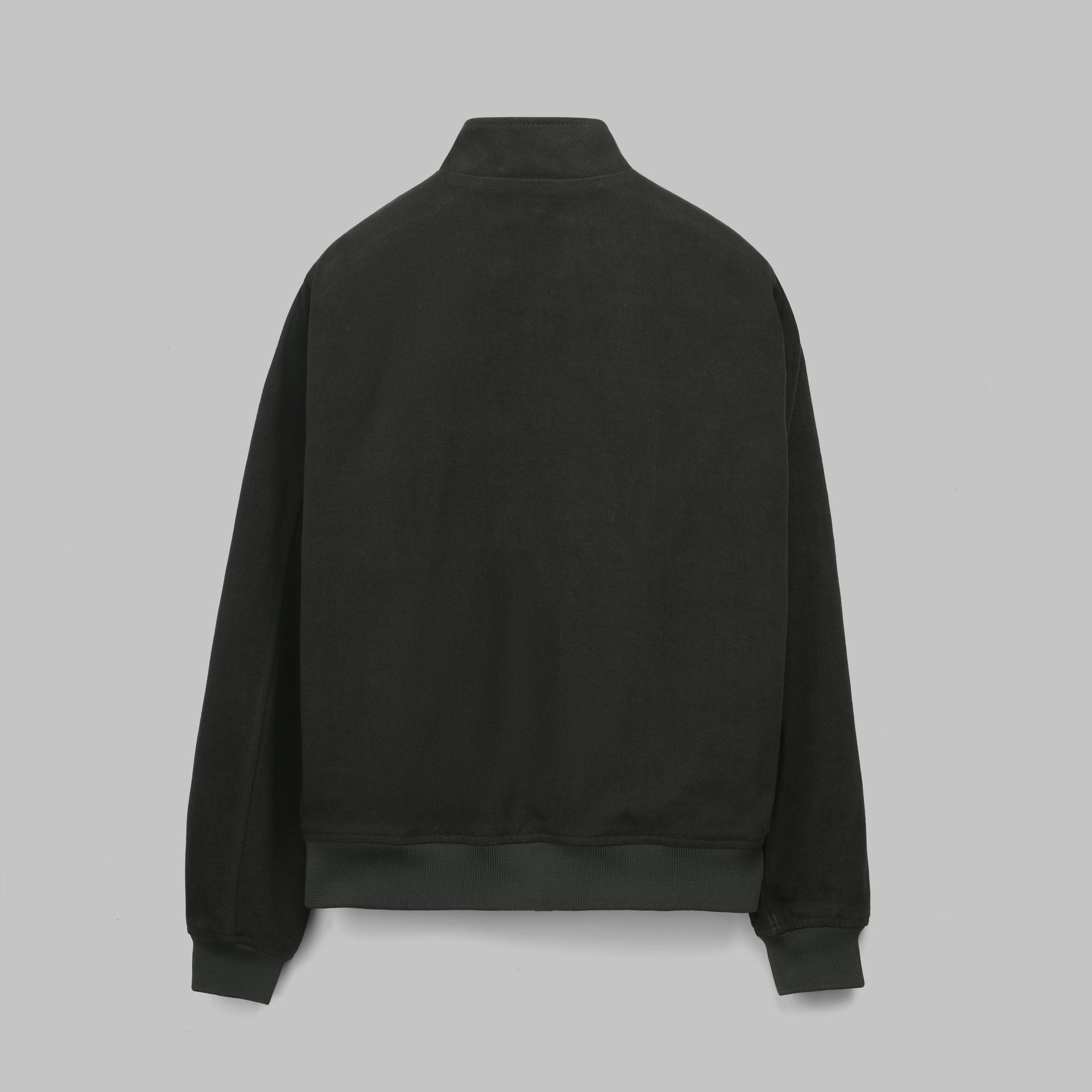 Cotton Zip Jacket - OLIVE - Dockland