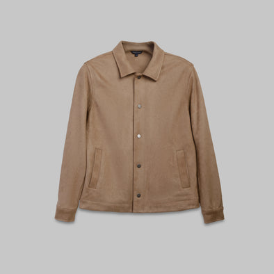 Premium Button Jacket  - CAMEL