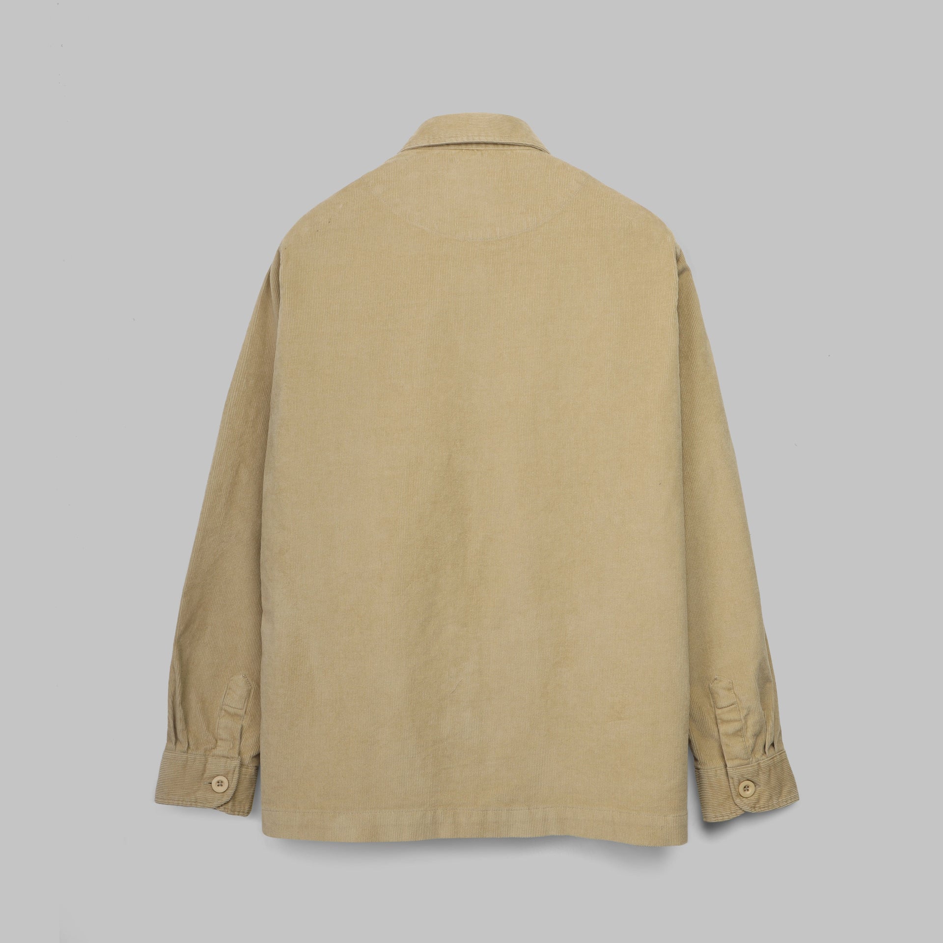 Casual Cotton Overshirt - BEIGE - Dockland