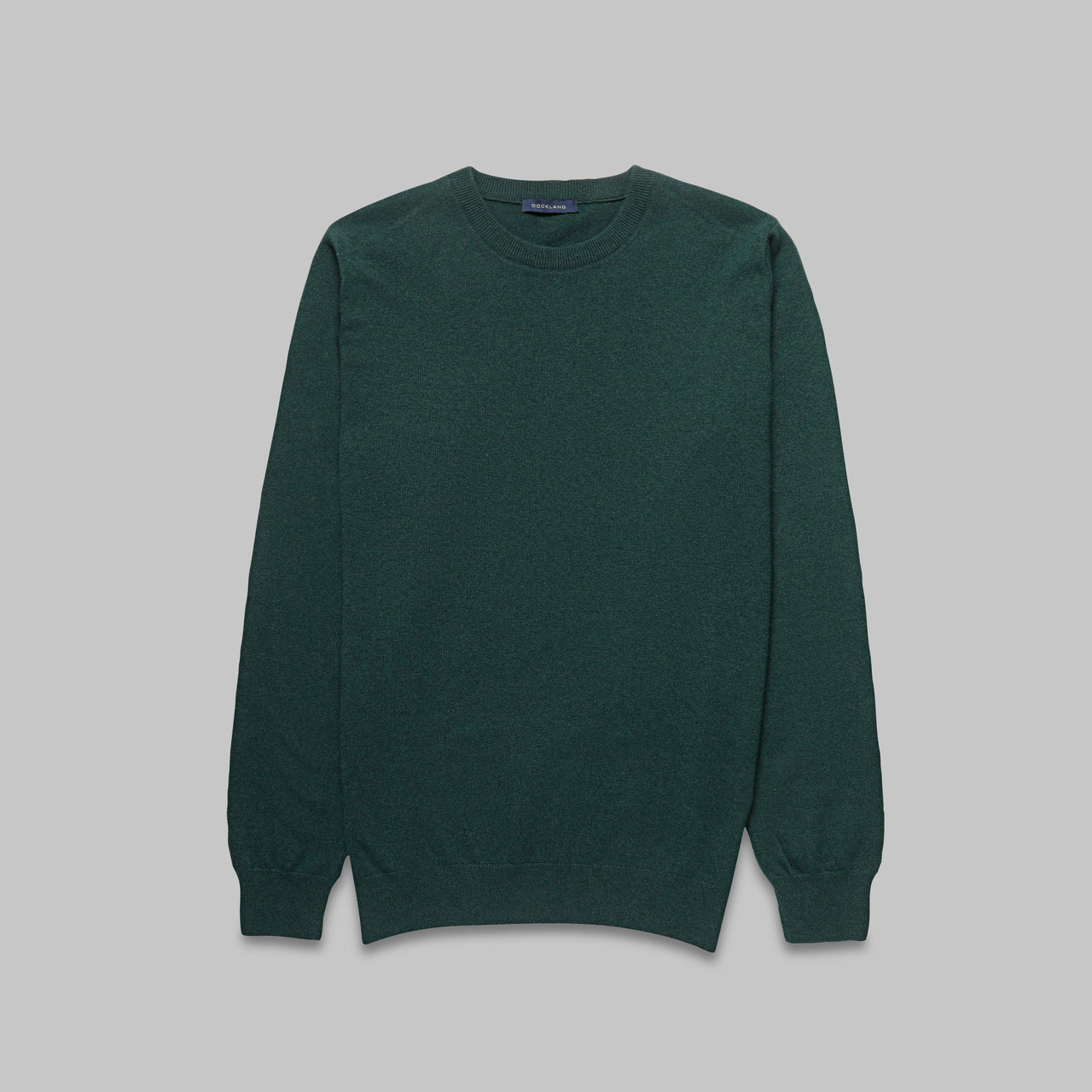 ROUND-NECK SWEATER - DARK OLIVE