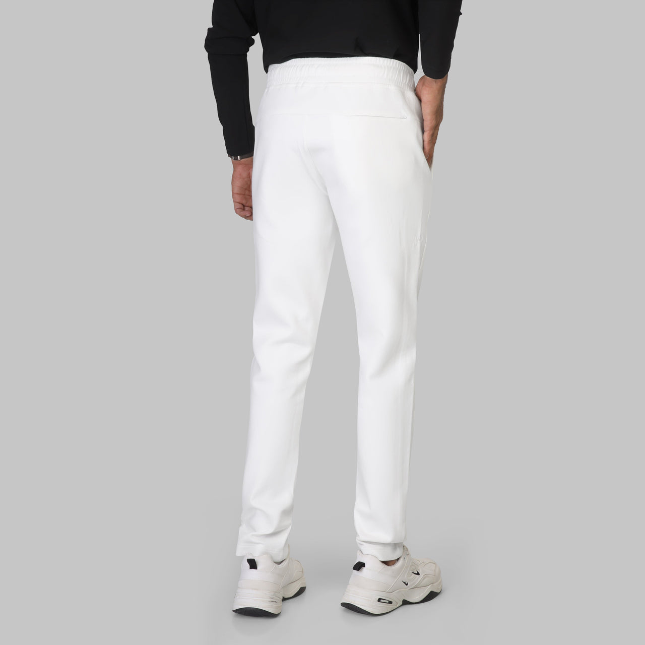 JOGGER WAIST SWEATPANTS  - OFF WHITE - Dockland