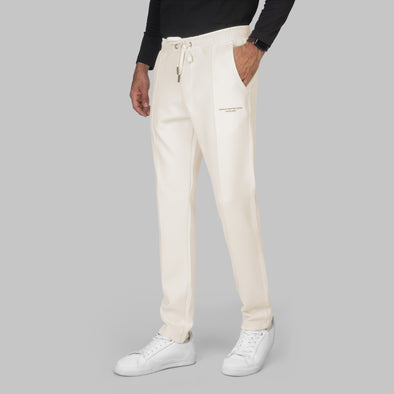 JOGGER WAIST SWEATPANTS  - OFF WHITE - Dockland