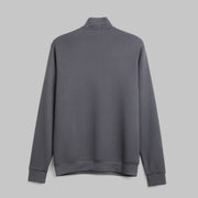 PREMIUM QUARTER ZIP SWEATSHIRT  - DARK GREY - Dockland