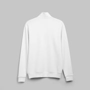 PREMIUM QUARTER ZIP SWEATSHIRT  - OFF WHITE - Dockland