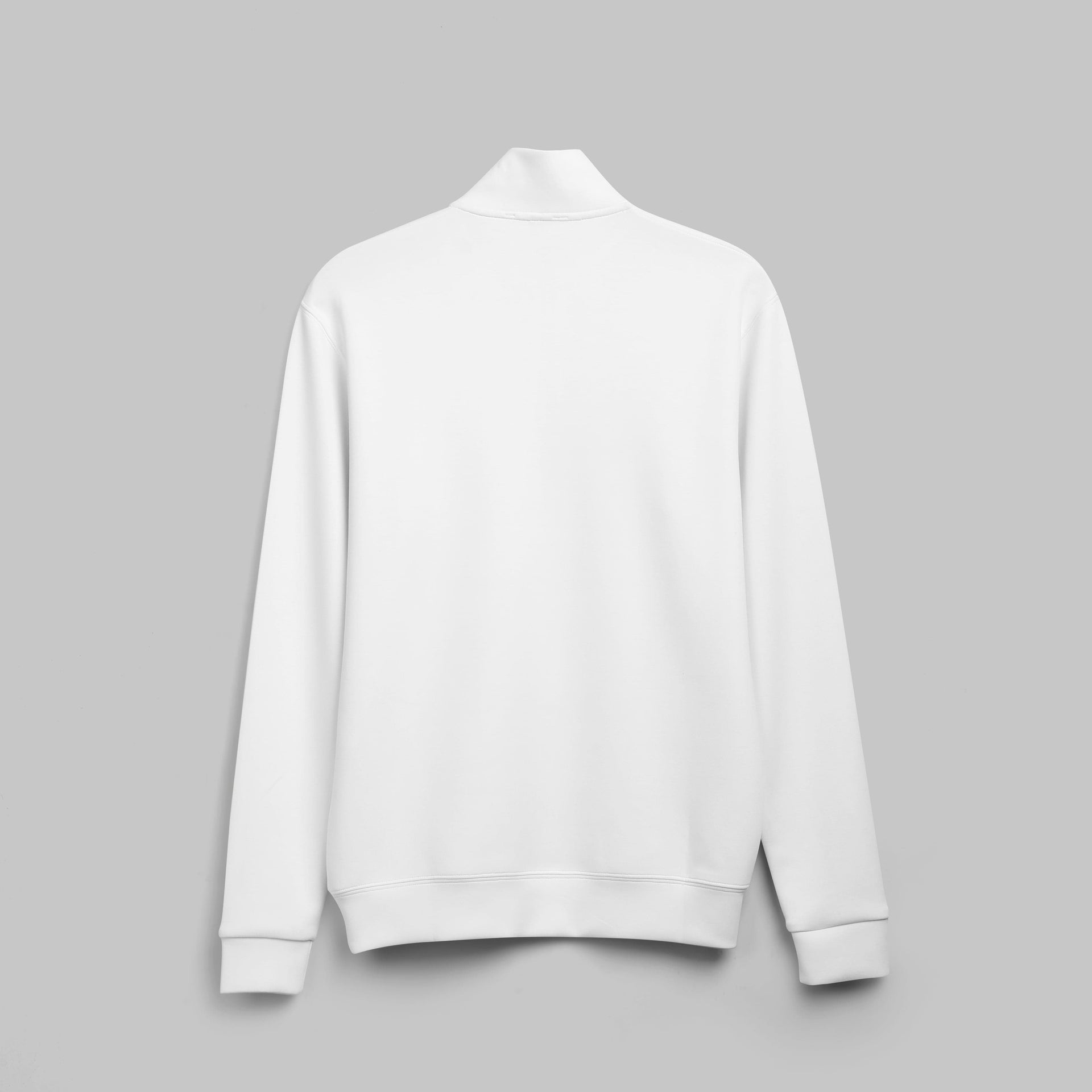 PREMIUM QUARTER ZIP SWEATSHIRT  - OFF WHITE - Dockland