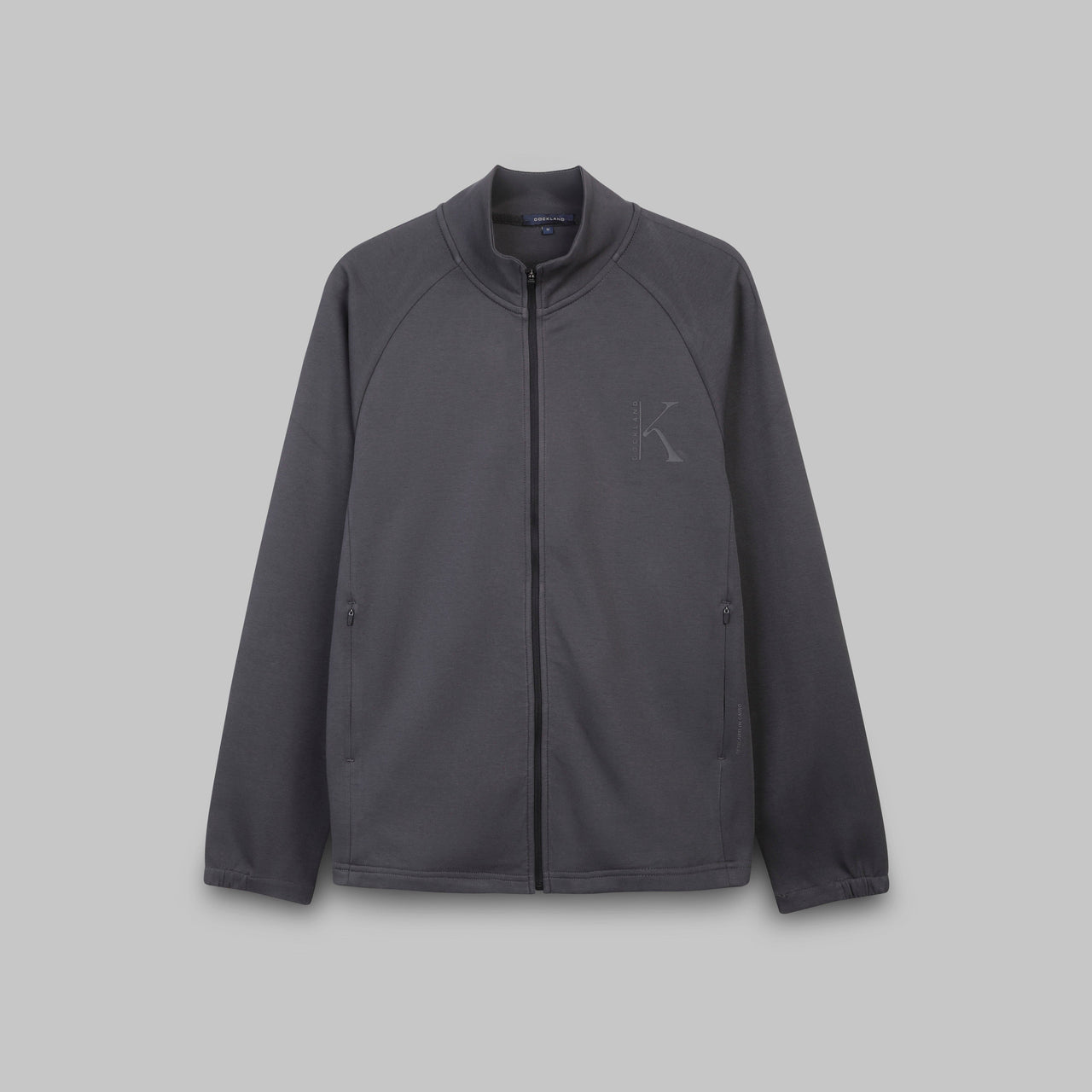 RAPPER ZIP-UP SWEATSHIRT - DARK GREY