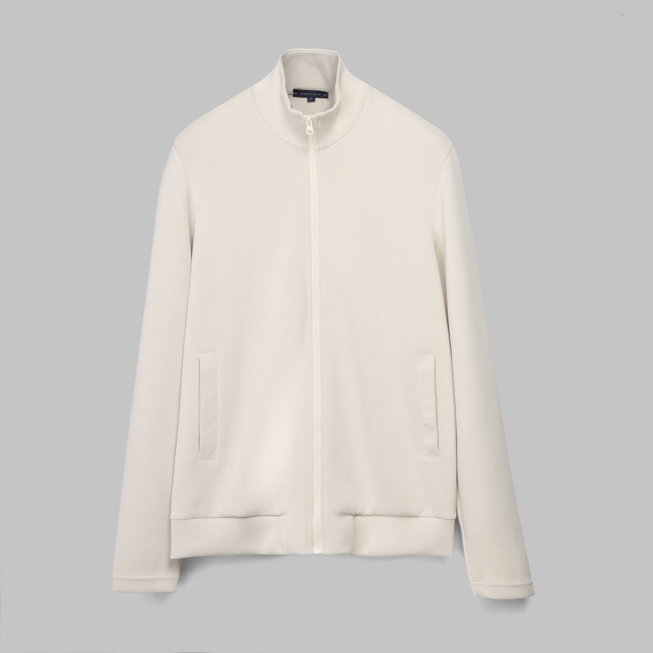 Comfort Half-Neck Zip Sweatshirt - BEIGE - Dockland