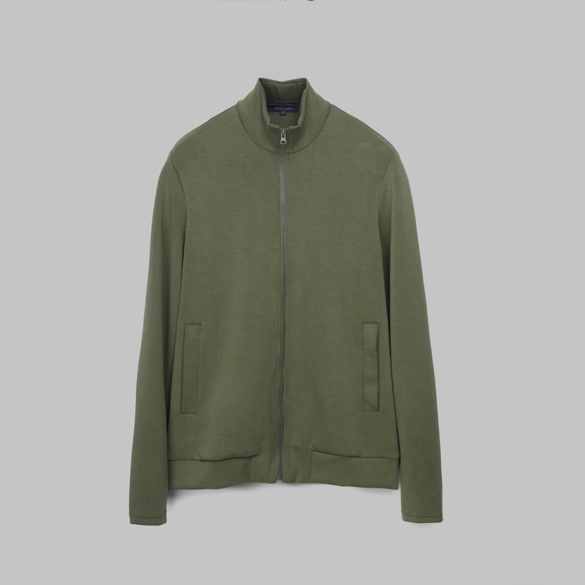 Comfort Half-Neck Zip Sweatshirt - OLIVE - Dockland