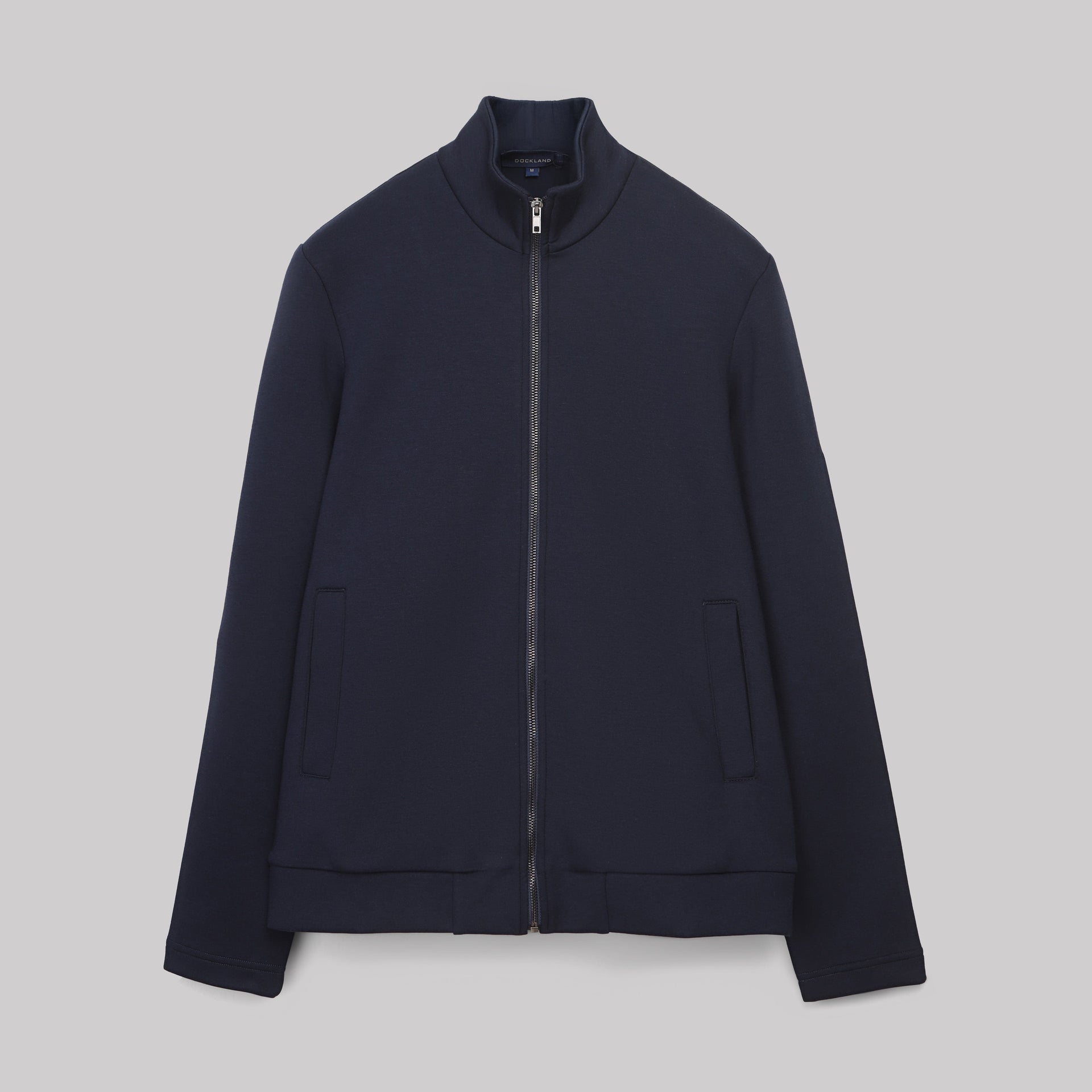 Elegant Half-Neck Zip Sweatshirt - NAVY - Dockland
