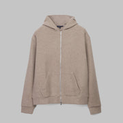 Structured Zip Hoodie - BEIGE - Dockland