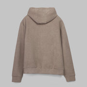 Structured Zip Hoodie - BEIGE - Dockland