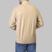 QUARTER ZIP SWEATSHIRT  - BEIGE - Dockland
