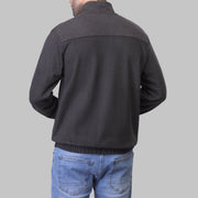 QUARTER ZIP SWEATSHIRT  - Dark Chinée - Dockland