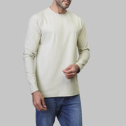 LONG SLEEVE SLIM T-SHIRT  - BEIGE - Dockland