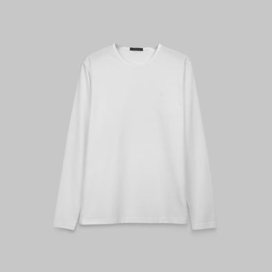 LONG SLEEVE SLIM T-SHIRT  - OFF WHITE