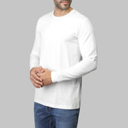 PREMIUM LONG SLEEVE SLIM T-SHIRT – OFF WHITE - Dockland