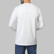 PREMIUM LONG SLEEVE SLIM T-SHIRT – OFF WHITE - Dockland