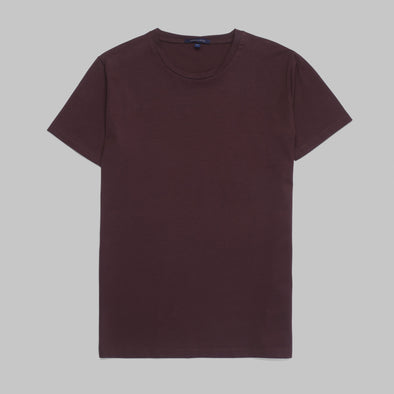 Premium Round-Neck Tshirt  - BROWN