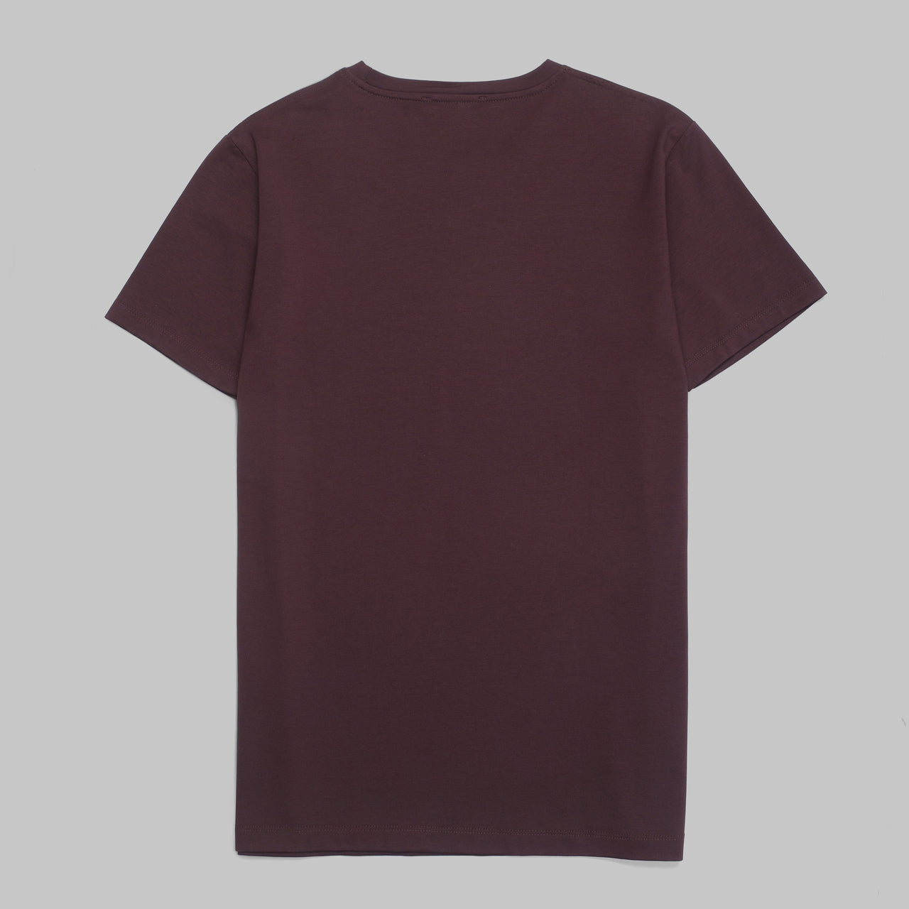 Premium Round-Neck Tshirt  - BROWN