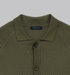 Button-Up Cardigan  - OLIVE-DOCKLAND