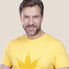 Round Neck Printed T-Shirt - Yellow - Dockland