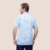 Classic Fit Patterned Polo Shirt - blue - Dockland