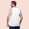 Round Neck Tank Top - WHITE - Dockland