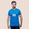 ROUND NECK PRINTED T-SHIRT - TURQUOISE - Dockland