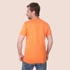 ROUND NECK PRINTED T-SHIRT - ORANGE - Dockland