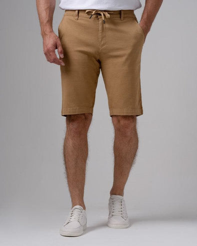 SLIM-FIT CHINO SHORT - CAMEL - Dockland