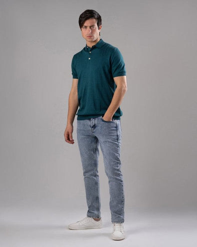 KNIT POLO SHIRT  -GINZARY - Dockland