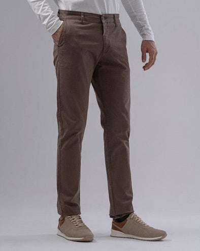 Slim Fit Chino Pants - CAFE - Dockland