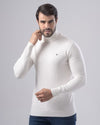 TURTLENECK SWEATER - OFF WHITE - Dockland