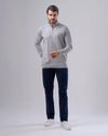HIGH-NECK SWEATER WITH ZIPPER  - CHINEE - Dockland