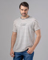 ROUND NECK STRIPED T-SHIRT - CHINEE - Dockland