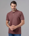 CLASSIC FIT PIQUE POLO SHIRT - CASSIS - Dockland